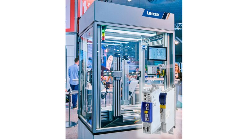 Wie effizient die Servoumrichter von Lenze in der Praxis arbeiten, demonstriert das Unternehmen auf der interpack mit einer Jongliermaschine.(Bild:  Lenze SE)