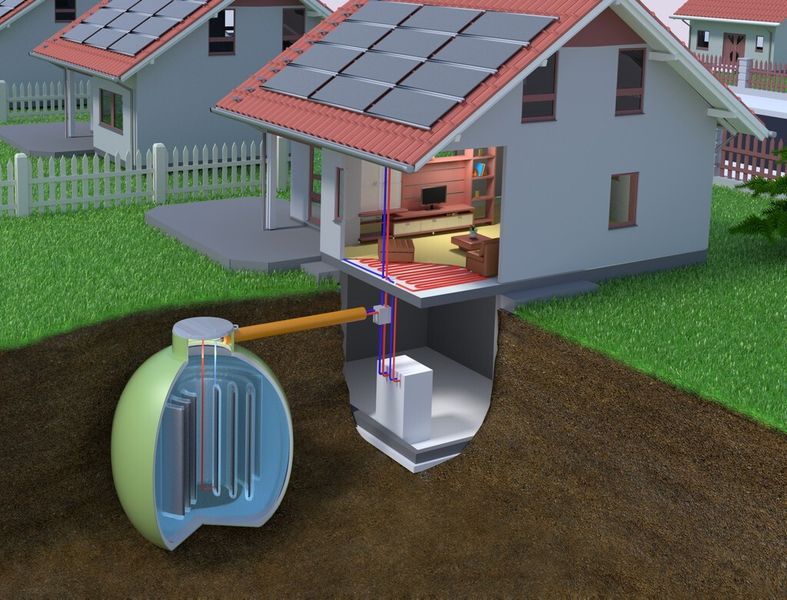 Funktionsschema des Haase-Eisspeichers. (Bild: Haase GFK-Technik)
