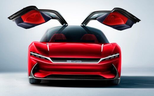 Flügeschlag zur Spitze? BYD (im Bild) und Tesla belegen laut einer US-amerikanischen Analyse bei den Elektroautos global die beiden ersten Plätze. Europäische und vor allem deutsche Elektroautohersteller sollen demnach mehr und mehr ins Hintertreffen geraten ...(Bild:  BYD)