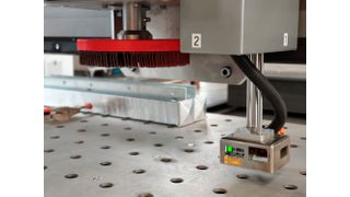 Laservermessung des Werkstücks. (Bild: Peitzmeier)