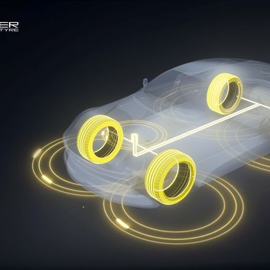 With Cyber Tyre, Pirelli aims to offer a portfolio of features for assistance systems. (Image:Pirelli)