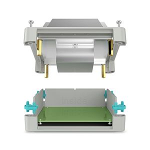 UCS-Gehäuse mit Kühlkörper und Wärmespreizer. (Bild: Phoenix Contact)