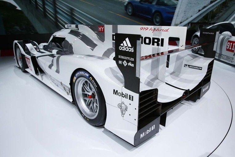 Porsche 919 marquée du sceau du partenaire technologique DMG Mori. (Image: Porsche)