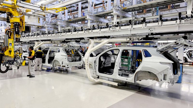 Die Logistikplanung von VW Mexiko nutzt KI für eine Prognose eines Lieferausfalls.(Bild:  Volkswagen AG)