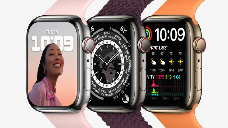 Die Apple Watch Series 7 gibt es ab Herbst 2021. (Apple)