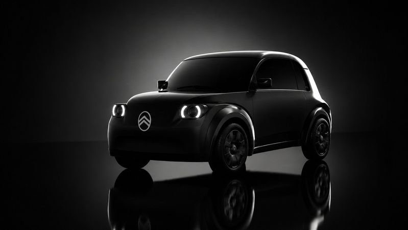 So könnte die 2CV-Studie von Citroën aussehen.(Bild:  Stellantis / KI-generiert)