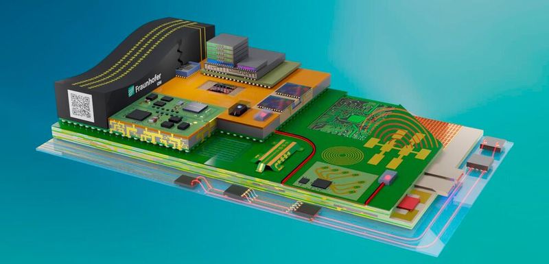 High End Performance Packaging: Auf der Demo Street der FIRST können Besucher Technologien und konkrete Anwendungen aus den Bereichen Power, Advanced Packaging, Radio Frequency, MEMS, Sensorik und Photonics erleben und mit den Experten vor Ort ins Gespräch kommen.(Bild:  ©Fraunhofer IZM)