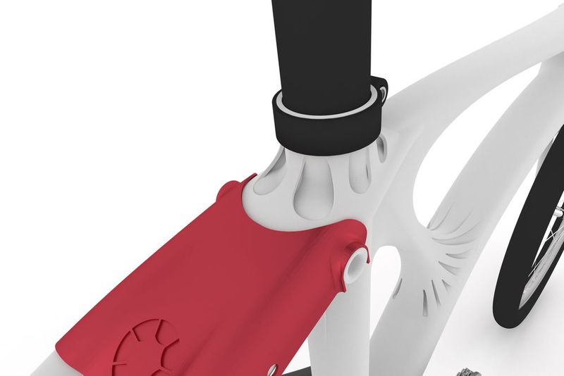 Sattelklemme des AWI-Binoic-Bike (Bild: Alfred-Wegener-Institut, Paul Bomke)