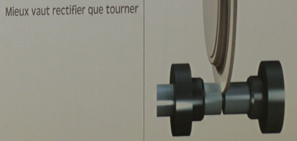 Simodec 2014: «Mieux vaut rectifier que tourner», selon ce fabricant de machines. (Image: MSM / JR Gonthier)