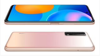 Den Fingerabdruckscanner hat Huawei beim P smart 2021 ins Display integriert. Auf der Rückseite befindet sich die Vierfachkamera. (Huawei)