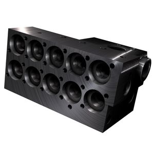 Das Hydraulik-Steuerelement aus G.AL C330 DYNAMIC hält problemlos dynamischen Belastungen stand.