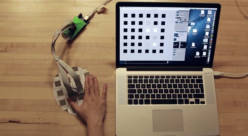 Dank der Sterntopologie funktioniert die Sensorfläche auch nach dem Zuschneiden. (MPI / youtube)