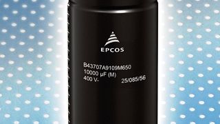Diese Aluminium-Elektrolyt-Kondensatoren sind für Nennspannungen von 400 oder 450 VDC ausgelegt und decken ein Kapazitätsspektrum von 1800 bis 18.000 µF ab.  (TDK Electronics)