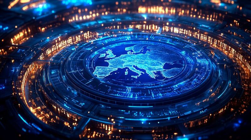 Europäische Softwarelösungen gewinnen in einigen IT-Kategorien an Bedeutung. Doch globale Cloud-Ökosysteme dominieren weiterhin viele Plattformschichten.(Bild:  KI-generiert)