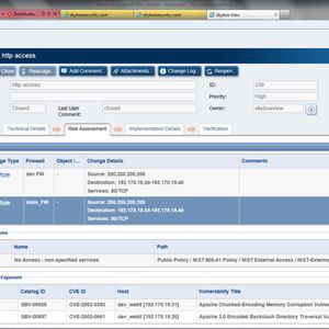 Change-Request-Handling in Firewall Assurance 6.5