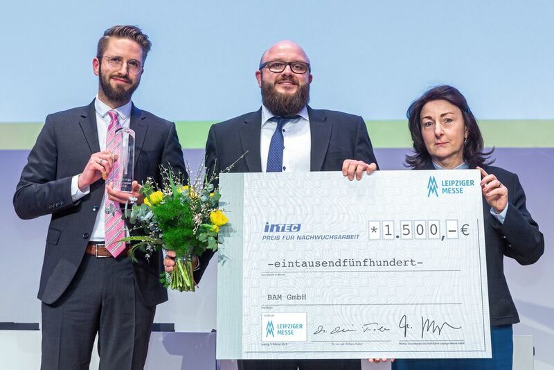 BAM aus Weiden in der Oberpfalz gehört zu den zwei Siegern des Intec-Preises in der Kategorie Nachwuchsarbeit 2019. (Leipziger Messe/Tom Schulze)