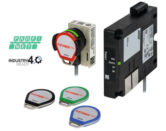 Das Electronic-Key-System ist modular aufgebaut mit Auswertegerät, Leseeinheit und Schlüsseln.(Bild:  Euchner)