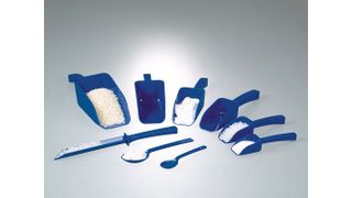 Die Steri-Plast-Probenehmer sind aufgrund des blauen Farbtons zuverlässig aufzuspüren.  (Bürkle GmbH)