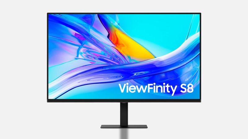 Der Viewfinity S8 ist mit 37 Zoll Diagonale der bislang größte 16:9-Monitor von Samsung für den Schreibtisch. (Bild: Samsung)