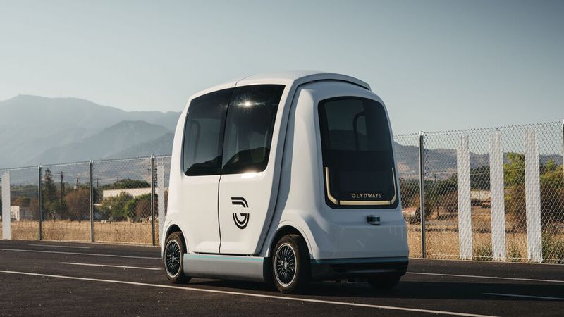 Das sogenannte Glydcar des Start-ups Glydways soll künftig als Flughafen-Shuttle fungieren.(Bild:  Glydways)