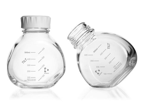 Zellkulturmedien-Flasche Duran Tilt(Bild:  DWK Life Sciences)