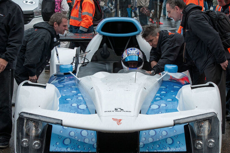 Der Green GT H2: wird mit Wasserstoff angetrieben und drehte 2016 erstmals Demorunden in Le Mans. (Michelin)
