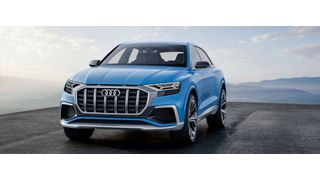 Audi gibt mit dem Q8 Concept einen Ausblick auf den im Jahr 2018 erscheinenden Q8 – und eine neue Designrichtung der Marke. (Audi)