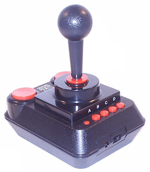 Für Nostalgiker gibt es diesen Joystick im C64-Design mit 30 eingebauten Original-C64-Spielen. Der Joystick lässt sich direkt an den Fernseher anschließen. (Archiv: Vogel Business Media)