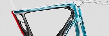 Gerade beim Rahmen kann durch 3D-Druck Leichtigkeit erreicht werden. Im Bild das Konzeptrad von Decathlon.(Bild:  Decathlon)