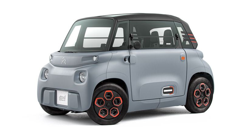 Maximal läuft der von einem 5 kW/7 PS starken E-Motor befeuerte Ami 45 km/h. (Bild: Citroën )