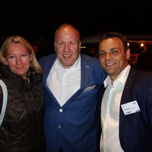 Das Lexware-Haufe-Team holte sich erstmal eine Stärkung: (v. l.)  Christina Czernich, Martin Papendick und Attila Mekker(Bild: IT-BUSINESS)