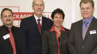 Ein Teil des Packaging Valley-Vorstandes. (Bild: Packaging Valley)