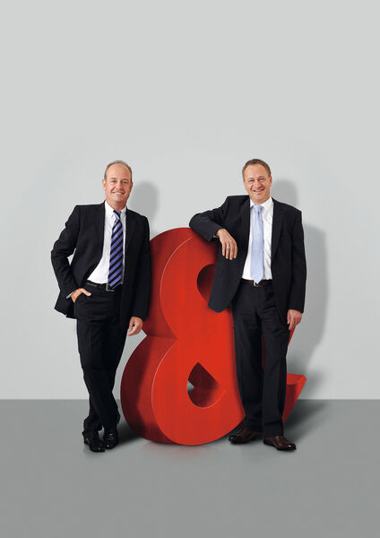 Die Unternehmensgründer Heribert Fritz & Eberhard Macziol. Eberhard Macziol ist im Herbst 2013 aus der Geschäftsführung ausgeschieden. (Fritz & Macziol)