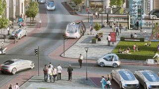 In Zukunft sollen Bewohner von Großstädten auf das eigene Auto verzichten können. Doch die Deutschen zweifeln. (Daimler)