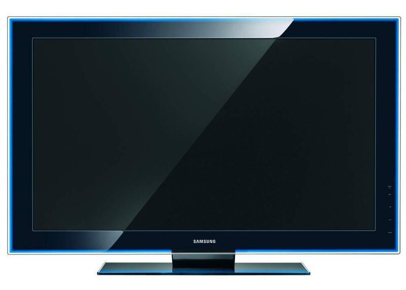 Farbe ins Wohnzimmer bringen die von Samsung in mehreren Gehäusefarben angebotenen LCD-TVs. (Archiv: Vogel Business Media)