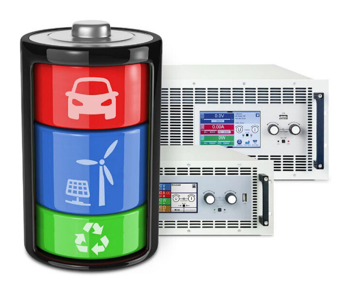 Mehr Effizienz beim Batterie-Recycling: Die EA-PSB 10000 und EA-ELR 10000 bieten Anwender Leistung und Bedienkomfort. (EA Elektro-Automatik)