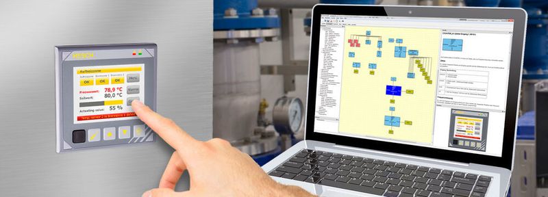 Der HE 5697 erfordert keine Programmierkenntnisse.

 (Hesch Industrie-Elektronik GmbH)