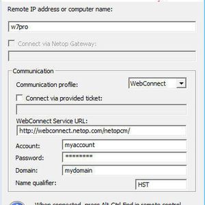 Die Verbindung via WebConnect