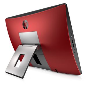 Farbe ins Büro: Den HP ProOne 400 AiO gibt es auch mit roter...