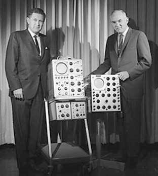 Charles Vollum und Melvin Murdock gründeten kurz nach dem Zweiten Weltkrieg Tektronix. (Tektronix)
