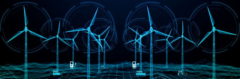 Ecostruxure for Renewables eignet sich für Anlagen die regenerative Energien einbinden und für hybride Projekte, die Solar, Wind- und Speicheranlagen miteinander kombinieren. 