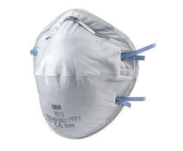 Atemschutzmaske von 3M mit einem stanzbaren Spaltband von Vogel-Bauer. (3M)