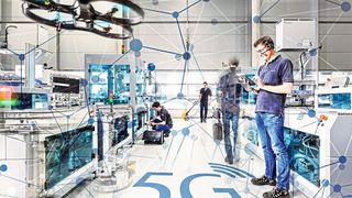 Im neuen Testzentrum für 5G können KMUs ihre Produktideen testen lassen.  (Fraunhofer IPA)