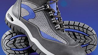 Bild 1: Die Sicherheitsschuhe Premium Protect mit Schutzfunktion S2 verfügen über eine neu entwickelte Sohlenform aus einer PU-Zwischensohle und einer Nitril-Laufsohle mit sehr guter Rutschhemmung. (Archiv: Vogel Business Media)