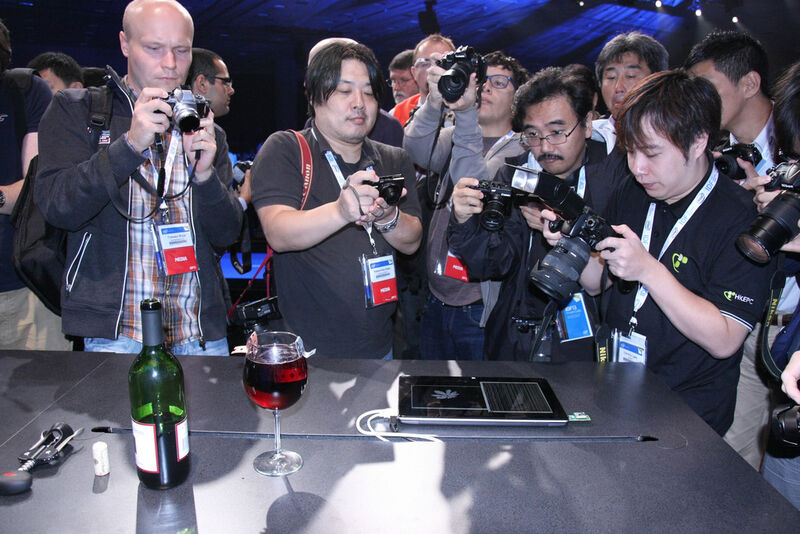 Die Demo stieß auf großes Medieninteresse. (Intel)
