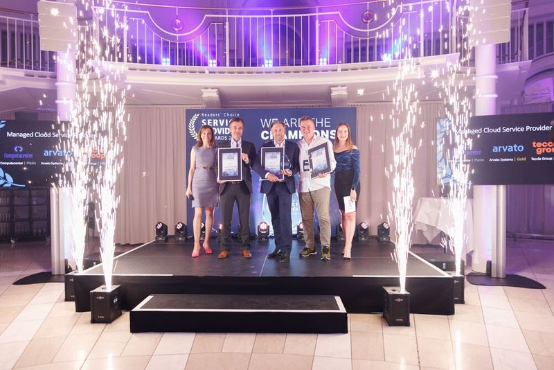 Kategorie Managed Cloud Service Provider: Platin: Computacenter, Gold: Arvato Systems, Silber: Teccle Group (Bild: Vogel IT-Medien GmbH)
