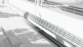 Landstromanlagen: Eine komplexe Infrastruktur von Hafenanlagen ist die Basis der maritimen Transformation. Die Energieführungssysteme TKSPS übertragen Strom und Signale sicher und zuverlässig auf die Schiffe. (Bild: Tsubaki Kabelschlepp)