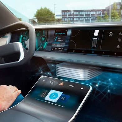 Bosch's Cockpit & ADAS Integration Platform integrates the previously separate infotainment and driver assistance functions into one system-on-chip. (Image:Bosch)