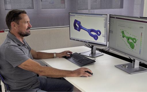 (Wie bei Units üblich, erhielt Langhans Inotec neben den CAD-Daten einen Ist-Ist-Vergleich der digitalisierten Daten mit dem erstellten CAD-Modell. Bild: Units Ost)