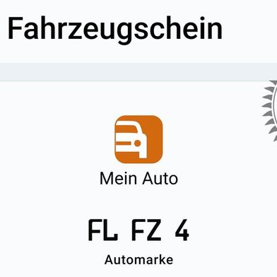 Die i-Kfz-App des Kraftfahrbundesamtes (KBA) wurde seit Herbst 1,8 Millionen Mal heruntergeladen. Autofahrer können dort unter anderem ihren Fahrzeugschein digital hinterlegen. (Bild: KBA)